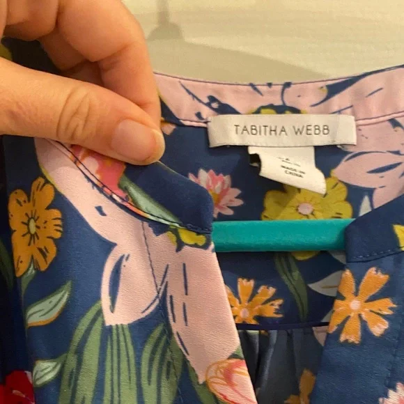 Tabitha Blue Floral Romper - Picture 6 of 9